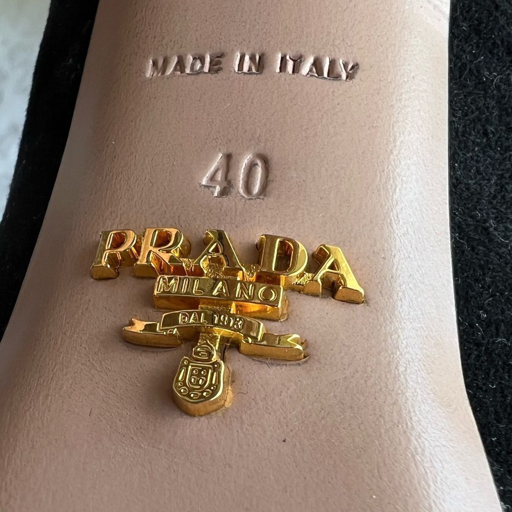 Prada Peep Toe Platform Booties - image 6